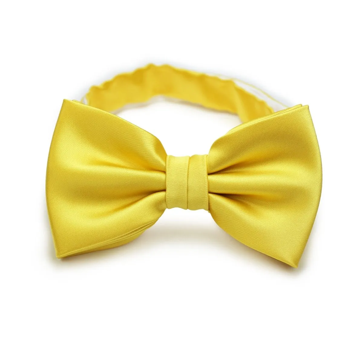 Sun Yellow Solid Bowtie