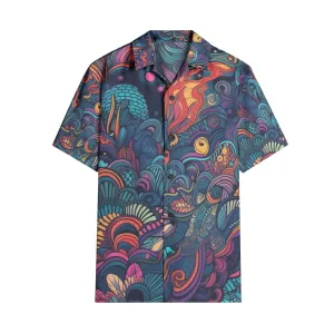 THE 70'S Men's All-over print Short Sleeve Shirt | ACIDMATH AI