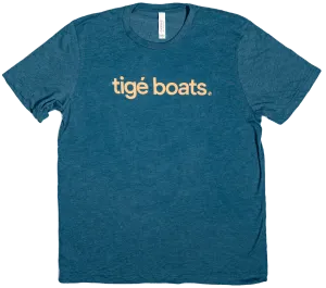 Tige Lowercase Tee - Steel Triblend