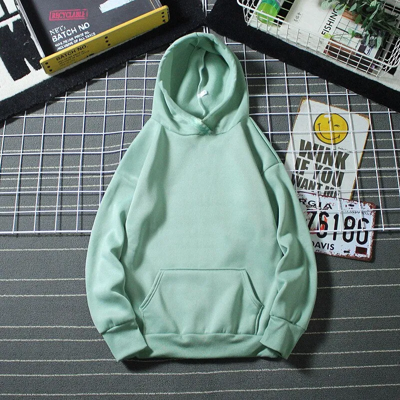 Wenkouban 2022 Spring Autumn Hoodies Women Long Sleeve Thick Warm Female Hooded Sweatshirts Students School Clothes for Teens Knit Tops