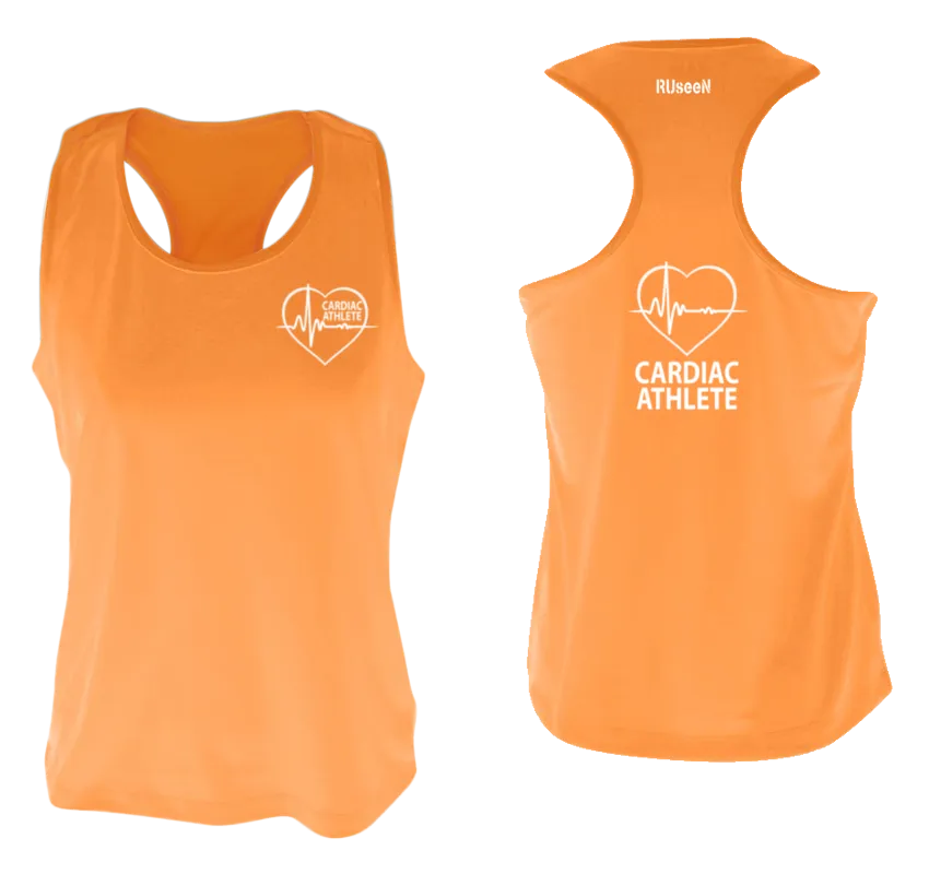 Women's Cardiac Athlete Tank Top - Reflective or Black Text