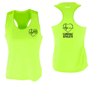 Women's Cardiac Athlete Tank Top - Reflective or Black Text