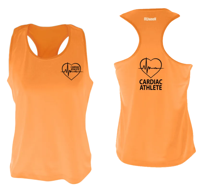 Women's Cardiac Athlete Tank Top - Reflective or Black Text