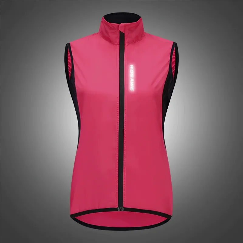 Women's Cycling Windproof Vest / Breathable Vest with Reflective Logo - SF0059