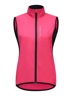 Women's Cycling Windproof Vest / Breathable Vest with Reflective Logo - SF0059