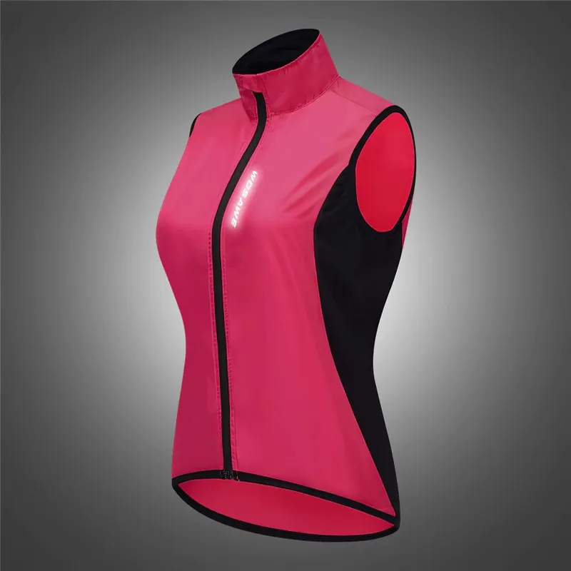 Women's Cycling Windproof Vest / Breathable Vest with Reflective Logo - SF0059