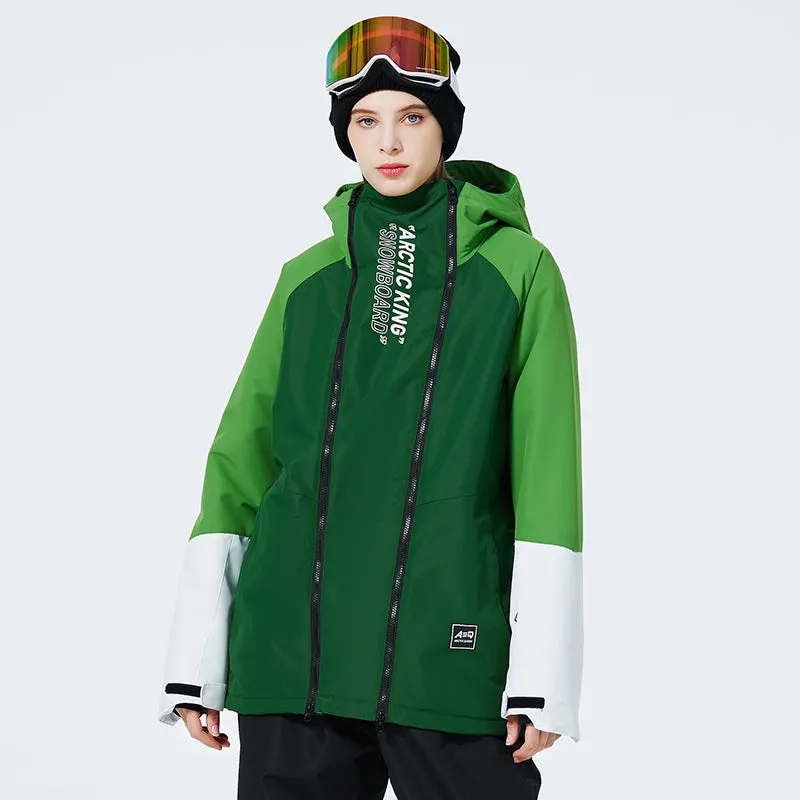 Women's Double Zippers Mountain Discover Snow Suits