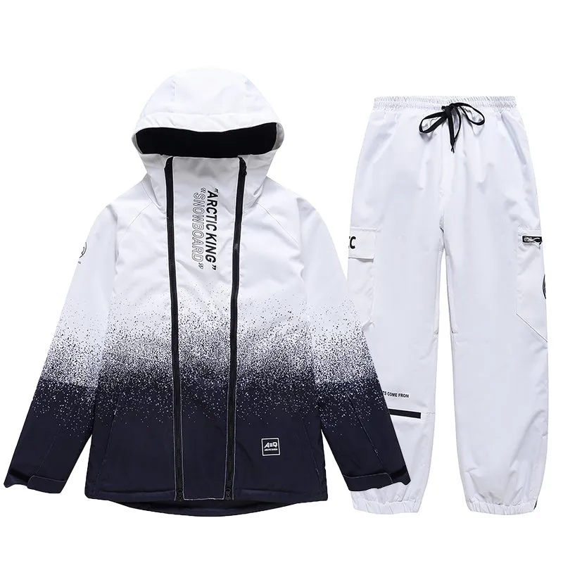 Women's Double Zippers Mountain Discover Snow Suits