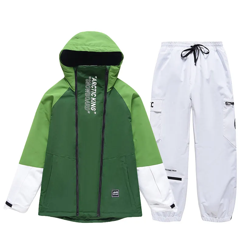 Women's Double Zippers Mountain Discover Snow Suits