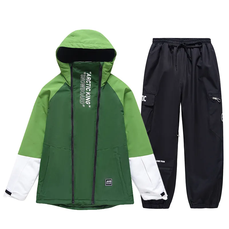 Women's Double Zippers Mountain Discover Snow Suits