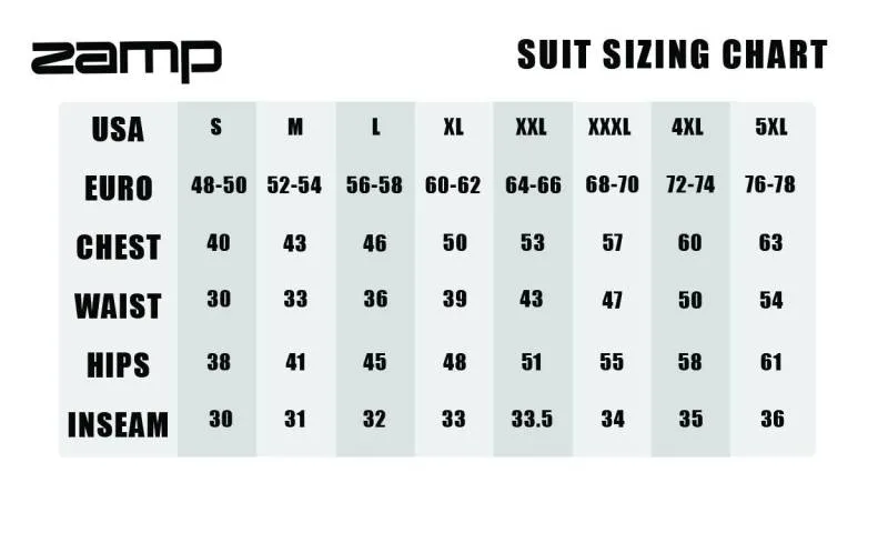 Zamp ZR-40 Race Suit - Black/Gray